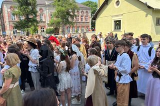 Orszak Jana Długosza w Nowym Sączu 