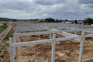 Budowa nowego parku handlowego w Olsztynie. Prace idą pełną parą [ZDJĘCIA]