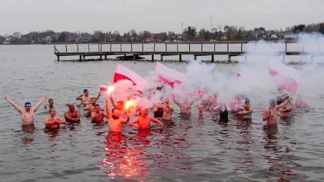 Hop do wody! Tak morsy z woj. lubelskiego świętowały Święto Niepodległości!