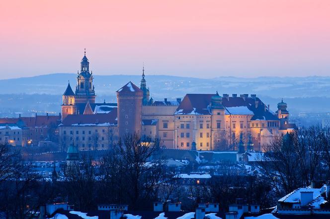 Widok na Wawel z kopca Kraka