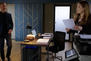 M jak miłość. Anita (Melania Grzesiewicz), Andrzej Budzyński (Krystian Wieczorek)