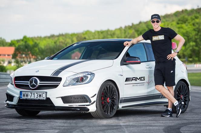 Robert Lewandowski na AMG Driving Academy