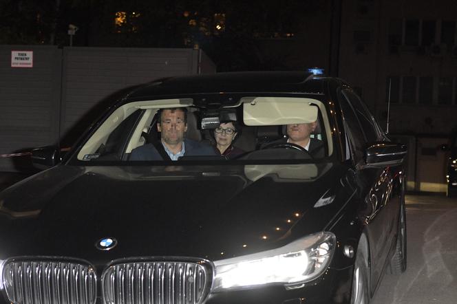 Elżbieta Witek, marszałek Sejmu w limuzynie BMW serii 7