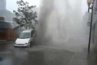 Nawałnica nad Montrealem. Samochód w powietrzu + WIDEO!