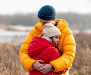 M jak miłość odc. 1861. Basia (Karina Woźniak), Michał (Igor Pawłowski)