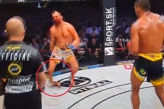 Dramat polskiego zawodnika MMA! Noga złamała się jak zapałka. Rywal aż złapał się za głowę
