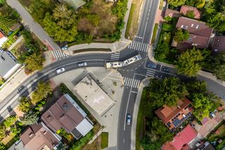 Okolice stacji metro Zacisze w Warszawie