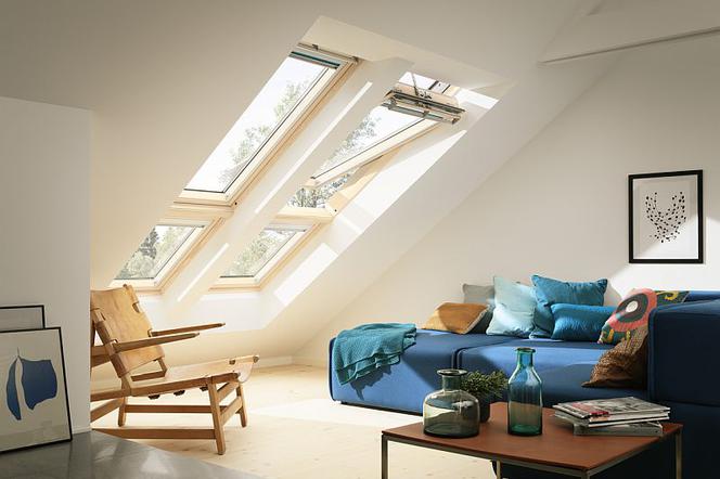 Odpowiednio dobrane okna dachowe zapewniają optymalne doświetlenie poddasza