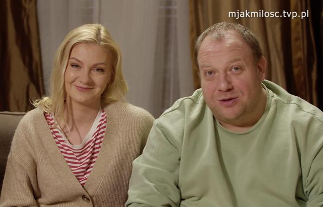 M jak miłość. Jagoda (Katarzyna Kołeczek), Tadeusz (Bartłomiej Nowosielski)