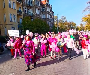 Marsz Różowej Wstążki w Szczecinie