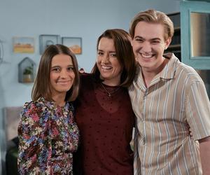 Pierwsza miłość, odcinek 3623: Anka (Anna Pentz), Biały (Igor Paszczyk), Laura (Katarzyna Maciąg)