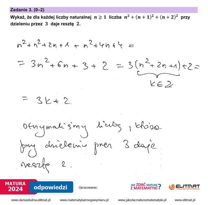 Matura 2024: matematyka. Arkusze CKE i odpowiedzi. Poziom podstawowy [Formuła 2023]