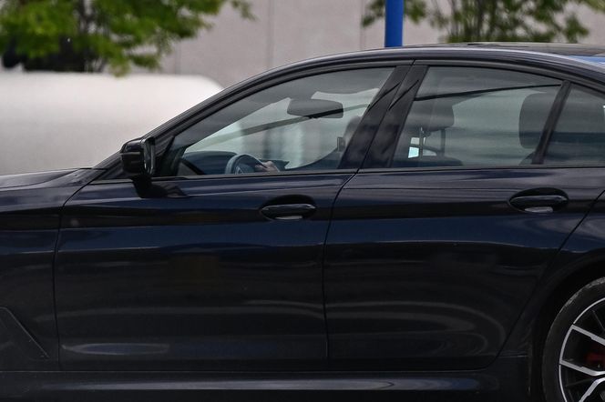 Monika Olejnik jedzie na czerwonym świetle, bo spieszy się do pracy