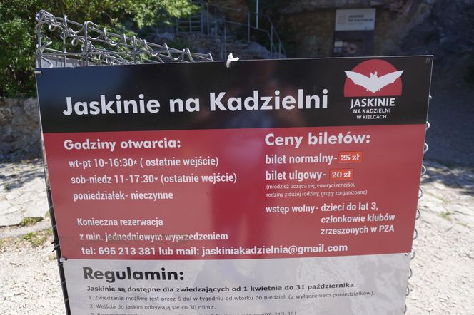 Jaskinie na Kadzielni w Kielcach