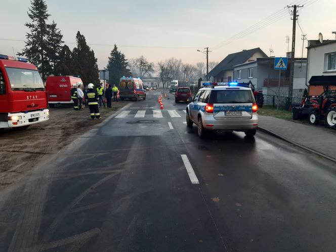 91-latek POTRĄCONY na przejściu dla pieszych