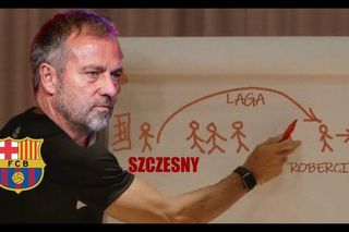 Wojciech Szczęsny w Barcelonie MEMY