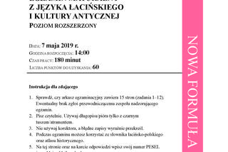 Egazmin maturalny z języka łacińskiego i kultury antycznej