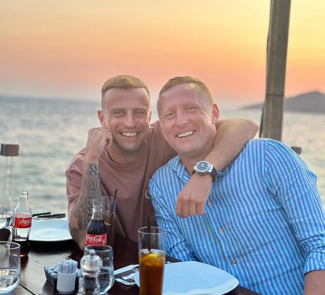Kamil Grosicki na wakacjach
