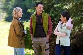 Barwy szczęścia, odcinek 3252. Janka (Oliwia Drożdżyk), Mariusz (Rafał Cieszyński), Kasia (Katarzyna Glinka)