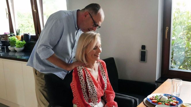 Barwy szczęścia odc. 3111. Olga (Dorota Łukasiewicz-Kwietniewska), Marek Złoty (Marcin Perchuć)