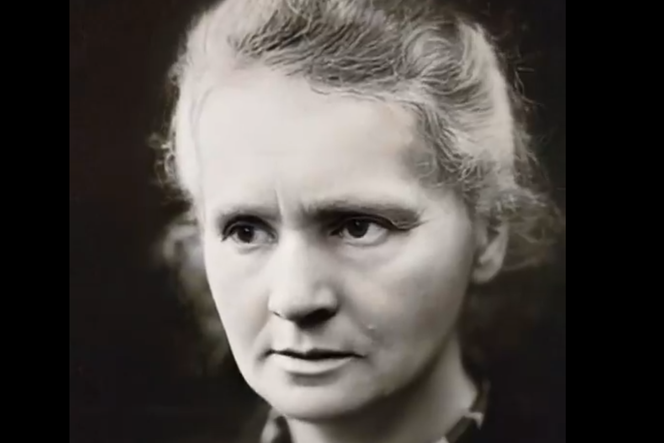 Maria Skłodowska Curie - jej zdjęcie także znalazło się w aplickacji 