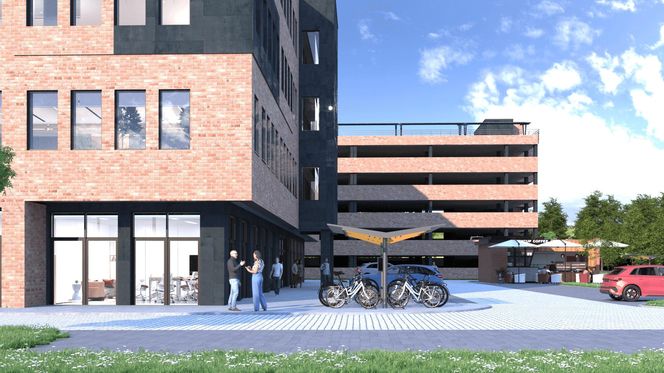 To miejsce w Olsztynie zmieni się nie do poznania. Powstaje tu centrum biznesowe. Na jakim etapie są prace?