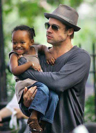 Brad Pitt z córką