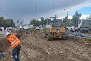 Budowa linii tramwajowej na ul. Kasprzaka w Warszawie