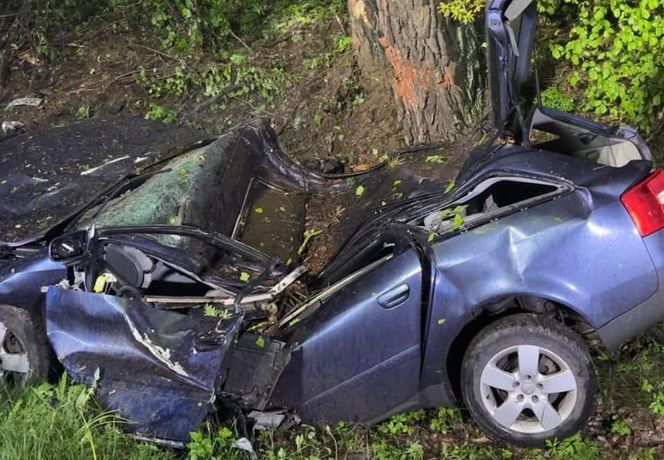 Śmiertelny wypadek na DK63 w powiecie siedleckim 