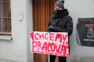 Protest branży ślubnej w Toruniu