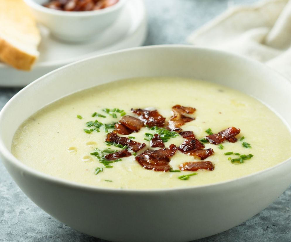 zupa z pieczonych ziemniaków