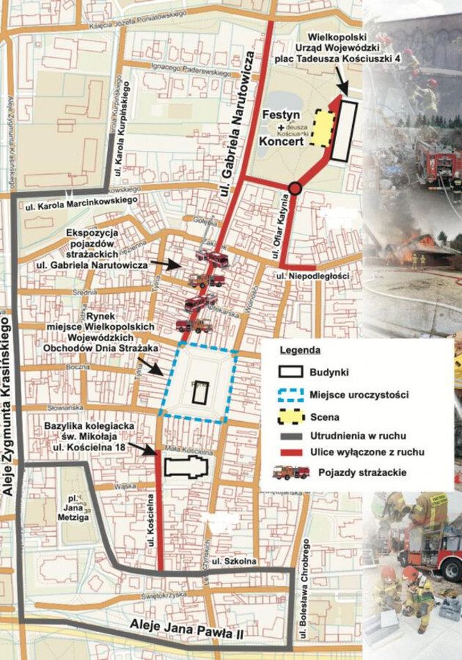 Wojewódzkie Obchody Dnia Strażaka w Lesznie. Uroczystość, atrakcje i utrudnienia w ruchu