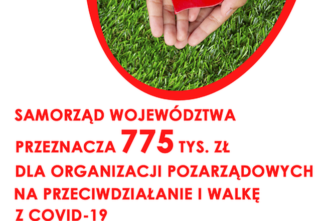 775 tys. złotych dla NGO na walkę z koronawirusem - Jak zostaną wykorzystane fundusze?