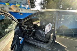 Uderzyl w tira wyszedl bez szwanku