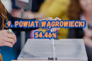 Wybory samorządowe 2024. W tych wielkopolskich powiatach frekwencja była najwyższa!