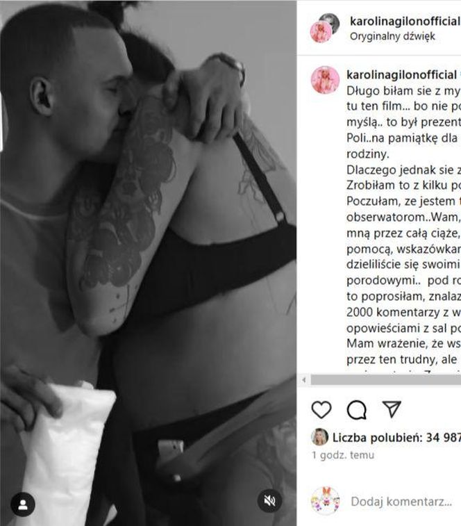 Mocne! Karolina Gilon pokazała swój poród