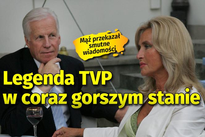 Legenda TVP w coraz gorszym stanie -  Mąż przekazał smutne wiadomości