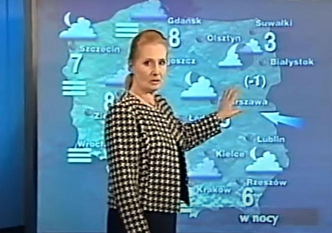 Elżbieta Sommer prezentuje prognozę pogody