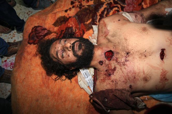 Zdjęcie martwego syna Kaddafiego - Mutassem Kaddafi