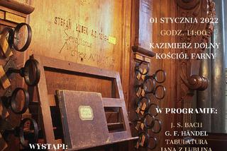 Noworoczny koncert organowy w Kazimierzu Dolnym