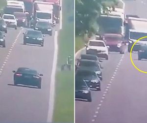 Jechał pod prąd w centrum Szczecina! Wideo mrozi krew w żyłach