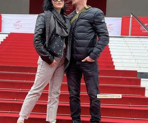 Izabela Małysz i Adam Małysz w Cannes