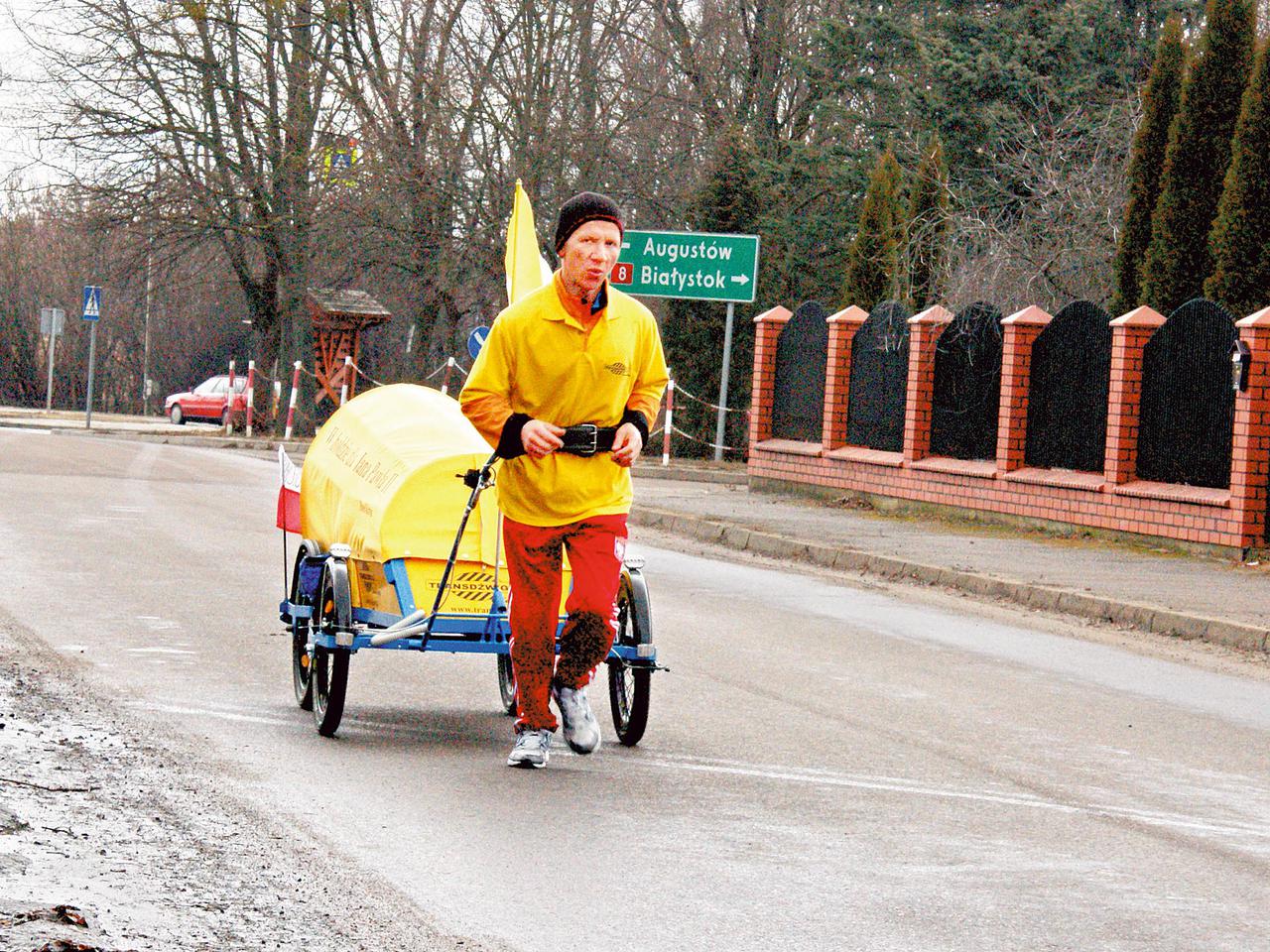 Biegnie do Rzymu dla Papieża