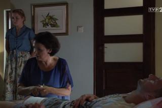 M jak miłość odc. 1410. Marysia (Małgorzata Pieńkowska), Bartek (Arkadiusz Smoleński), Ula (Iga Krefft)