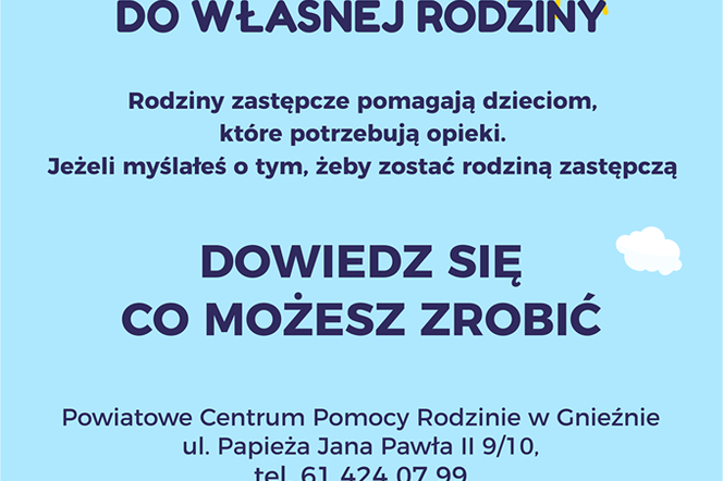 PCPR szuka rodzin zastępczych 