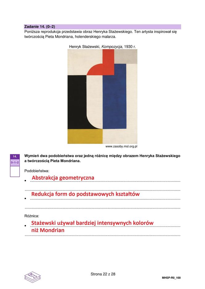 Matura 2025 historia sztuki - odpowiedzi do arkusza CKE 14.05.2025 - Formuła 2023