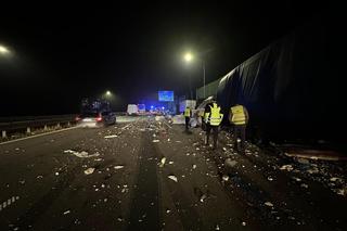 Wypadek na A1 ZDJĘCIA