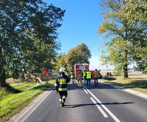 Tragiczny wypadek pod Rypinem. Kierowca MAN-a wjechał w opla. Nie żyje 28-latek 