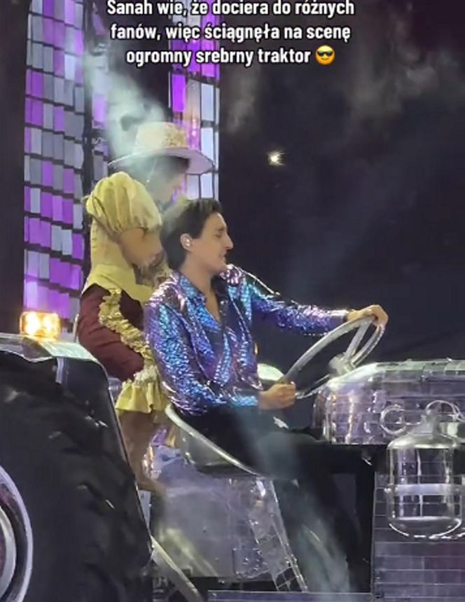 Sanah z mężem na Stadionie Narodowym