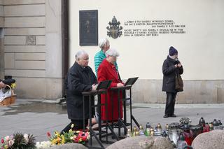 JAROSŁAW KACZYŃSKI Z MARTĄ KACZYŃSKA ŚWIĘCILI POKARMY